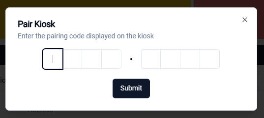 Submit Pairing Code