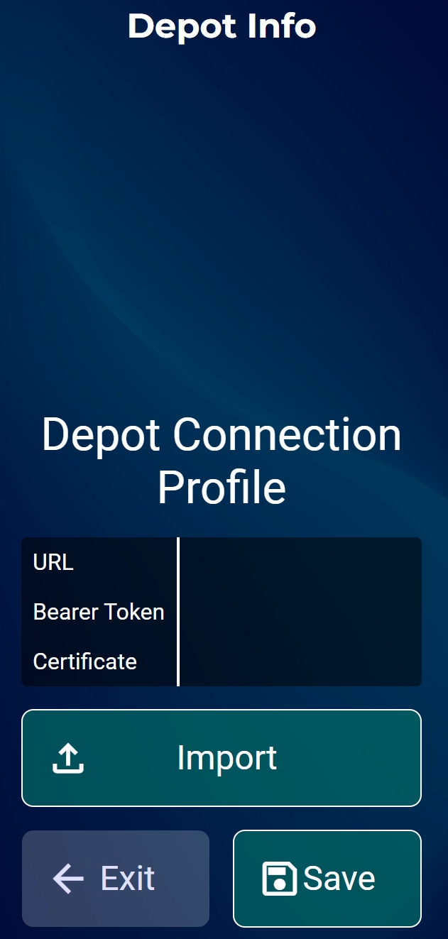 Import Configuration